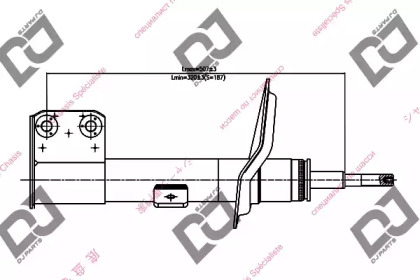 Амортизатор DJ PARTS DS1375GS